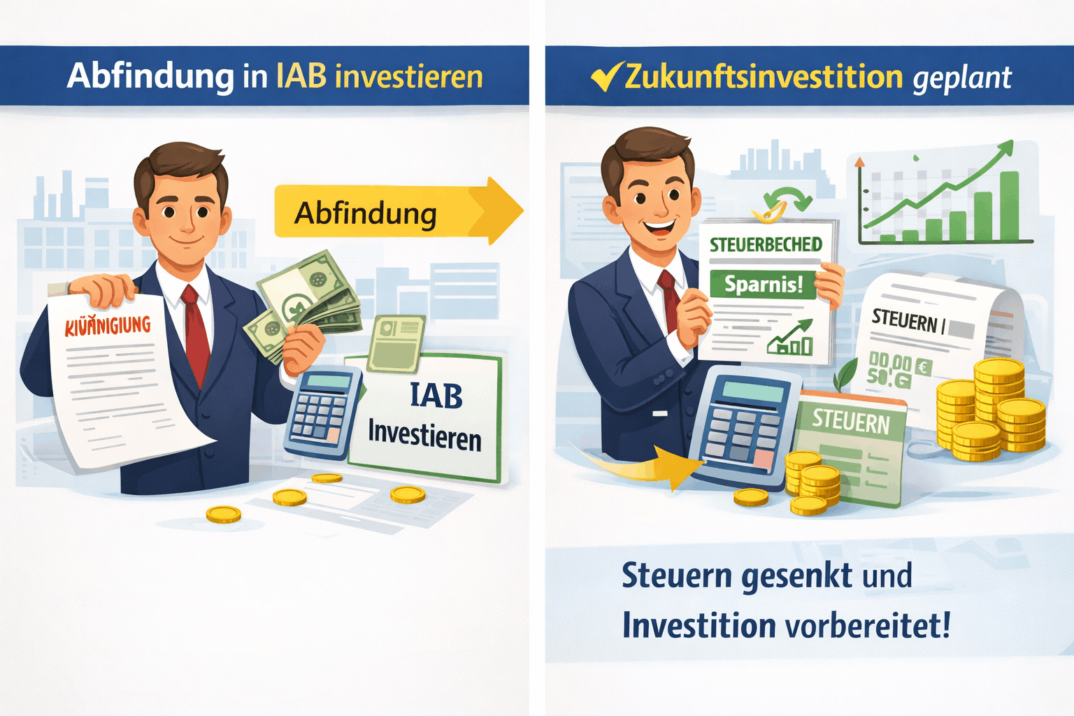 IAB Investitionsabzugsbetrag bei Abfindung Rechner Bild 1