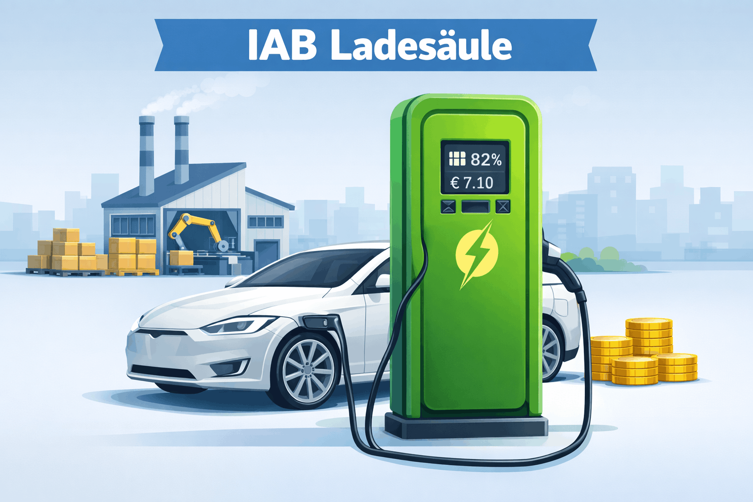 IAB Ladesäule, Investitionsabzugsbetrag für Ladeinfrastruktur, Wallbox Bild 1